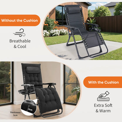 Zero Gravity Chair, Reclining Camping Lounge Chair